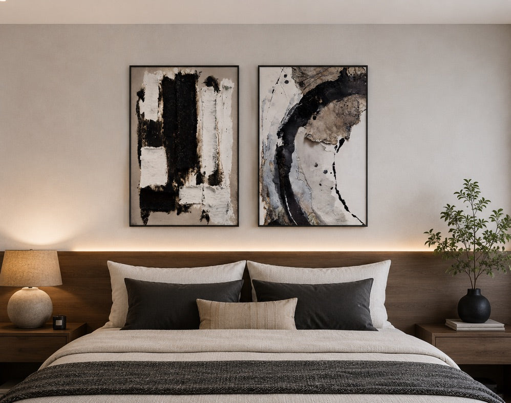 Ash & Ivory & Silent Crescent | 2-Piece Set