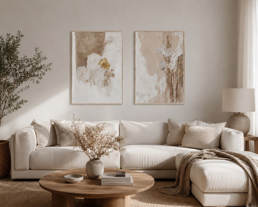 Golden Veil & Whispering Blooms | 2-Piece Set　